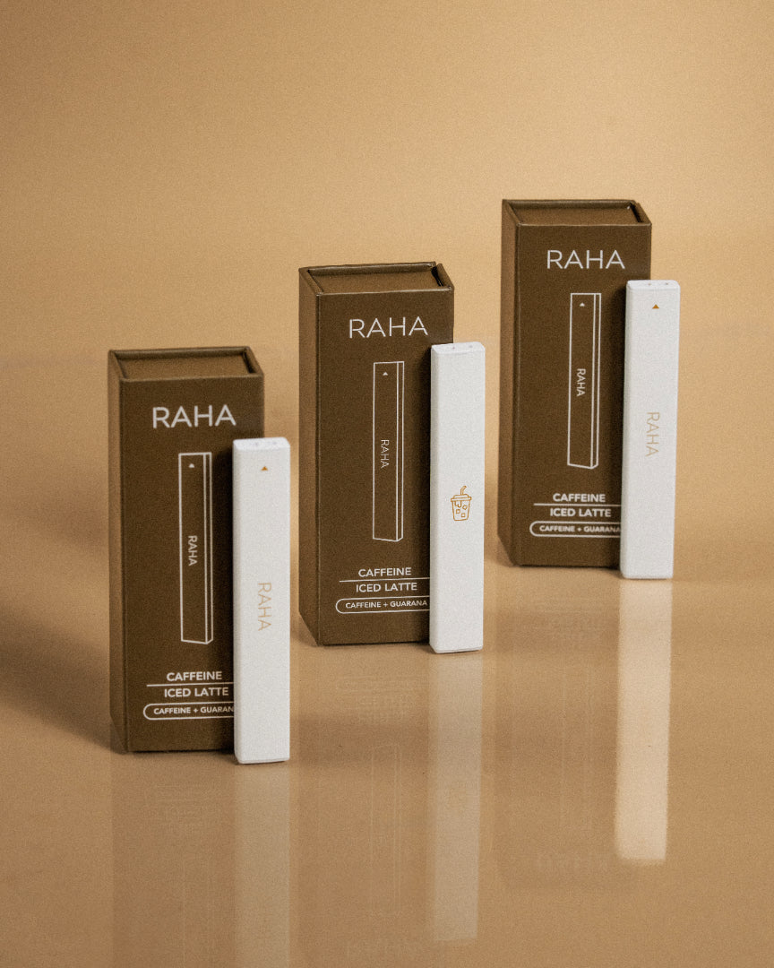 RAHA Caffeine Aromatherapy Diffuser | Nicotine-Free UAE RAHA DIFFUSER UAE RAHA Caffeine Aromatherapy Diffuser | Nicotine-Free UAE RAHA DIFFUSER UAE